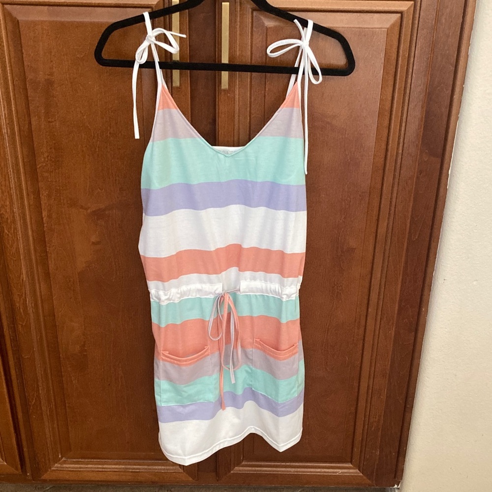 Cupshe Multicolor Striped DressSymmer romper